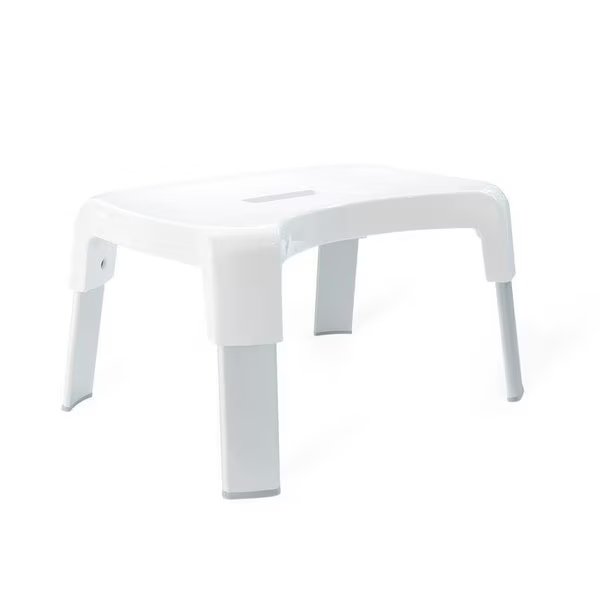 White Plastic Toilet Stool, Better Living, Mfr#: 70094